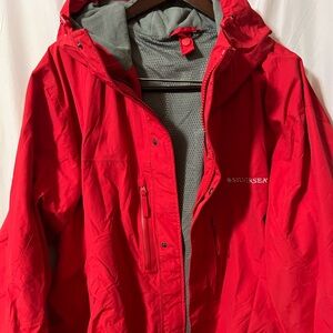 Silversea Red Hooded Jacket